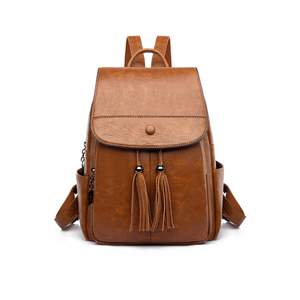 Dame Mode Sac À Main Casual Sac À Dos Sac À Dos Femmes Grand Volume Voyage En Plein Air Sac À Dos Avec Deux Poches Latérales