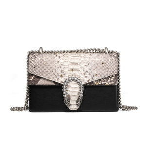 2022 Ins mode véritable Python embrayage dames sac serpent cuir sacs femmes sac à main